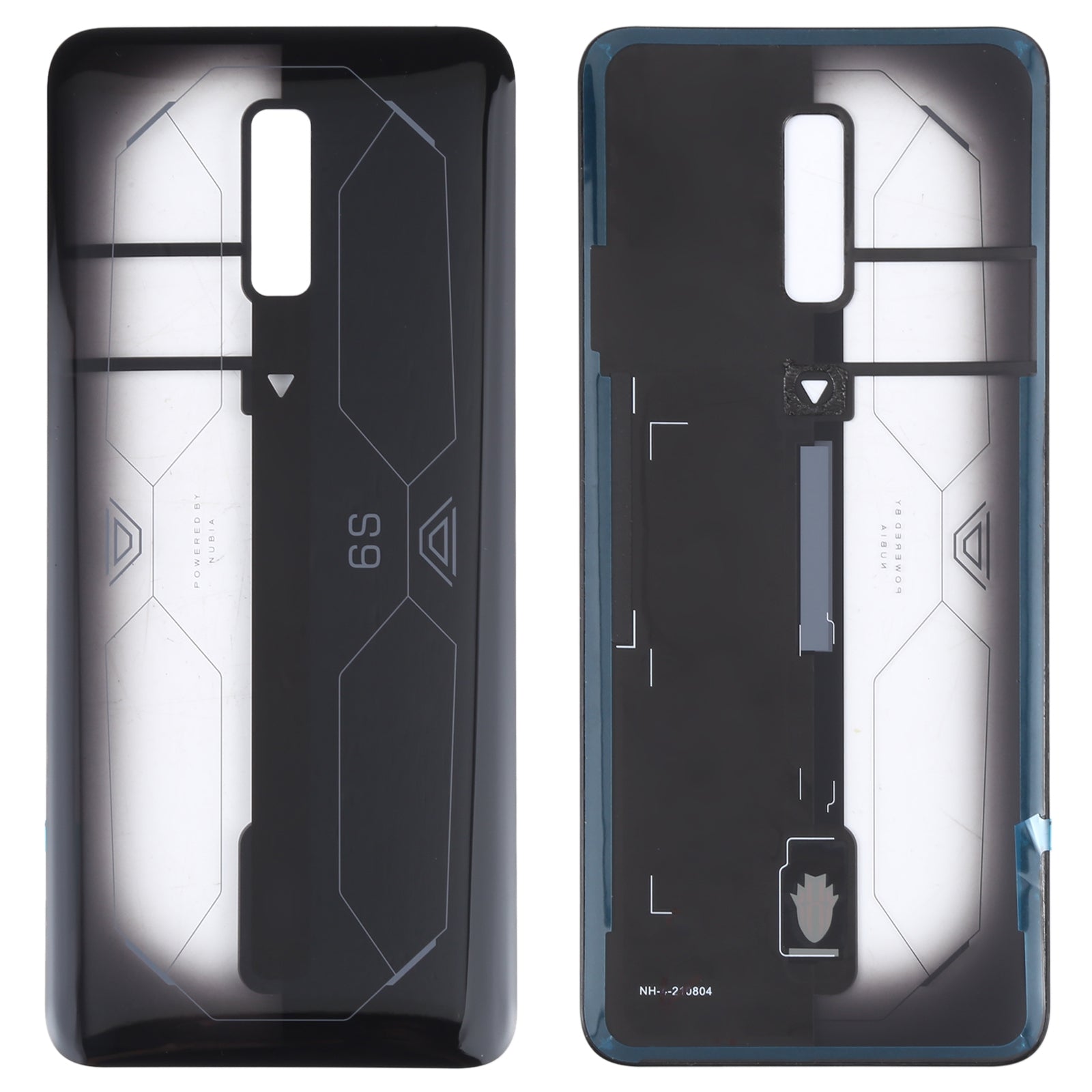 Battery Cover Back Cover ZTE Nubia Red Magic 6S Transparent Black