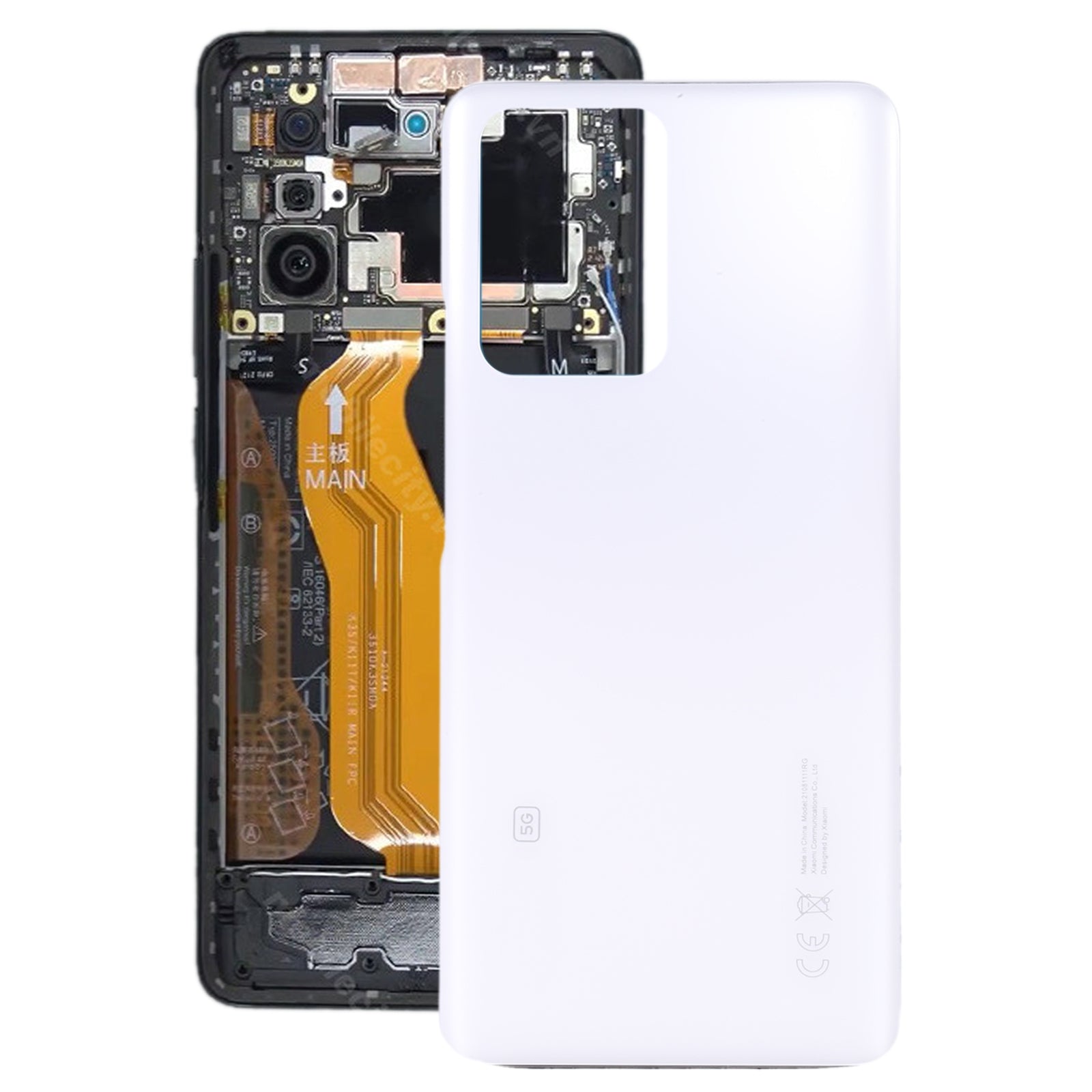 Tapa Bateria Back Cover Xiaomi 11T / 11T Pro Blanco