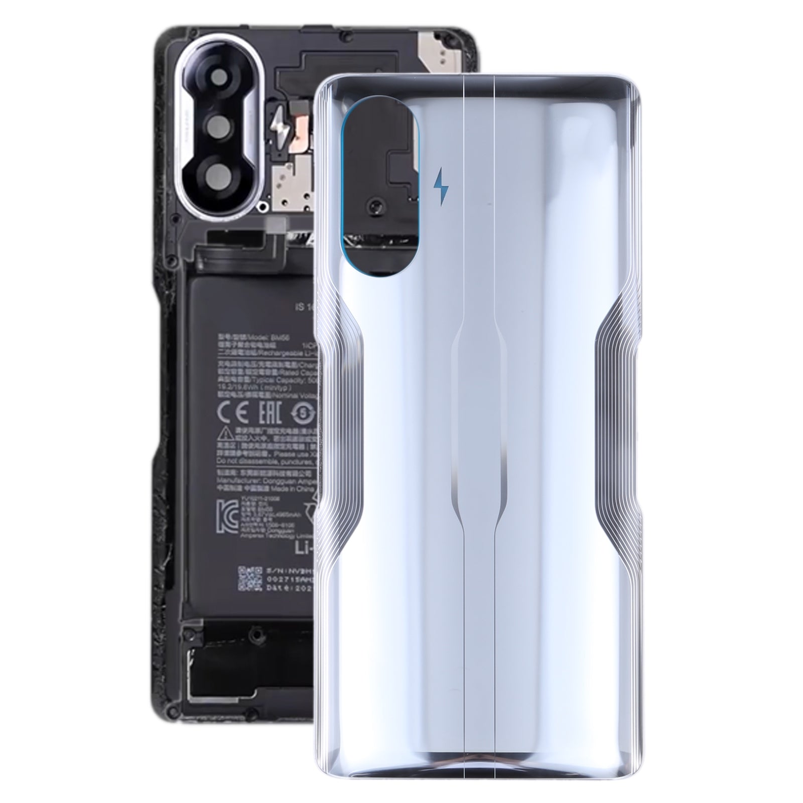 Battery Cover Back Cover Xiaomi Redmi K40 Gaming Silver