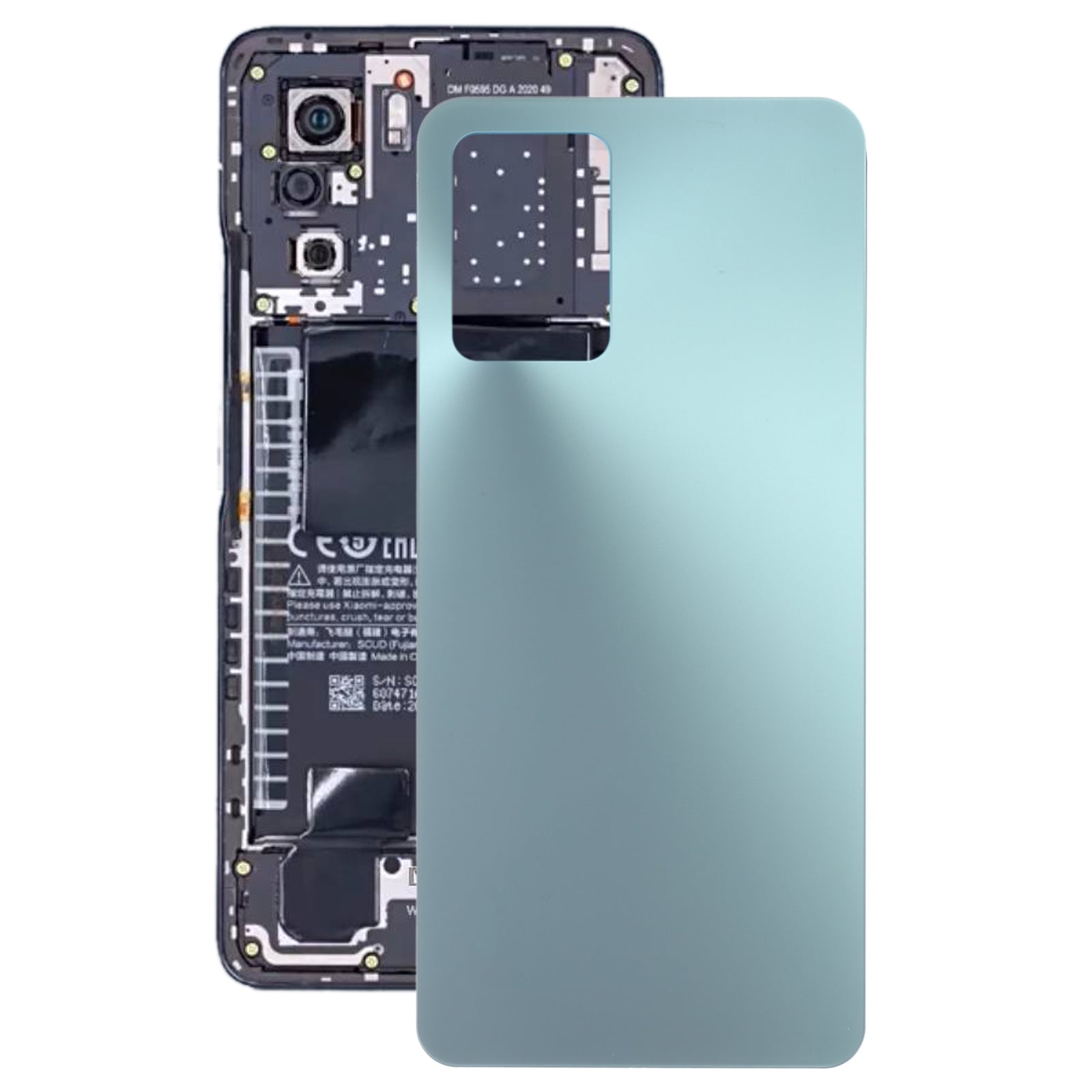 Cache Batterie Cache Arrière Xiaomi Redmi K40s Vert