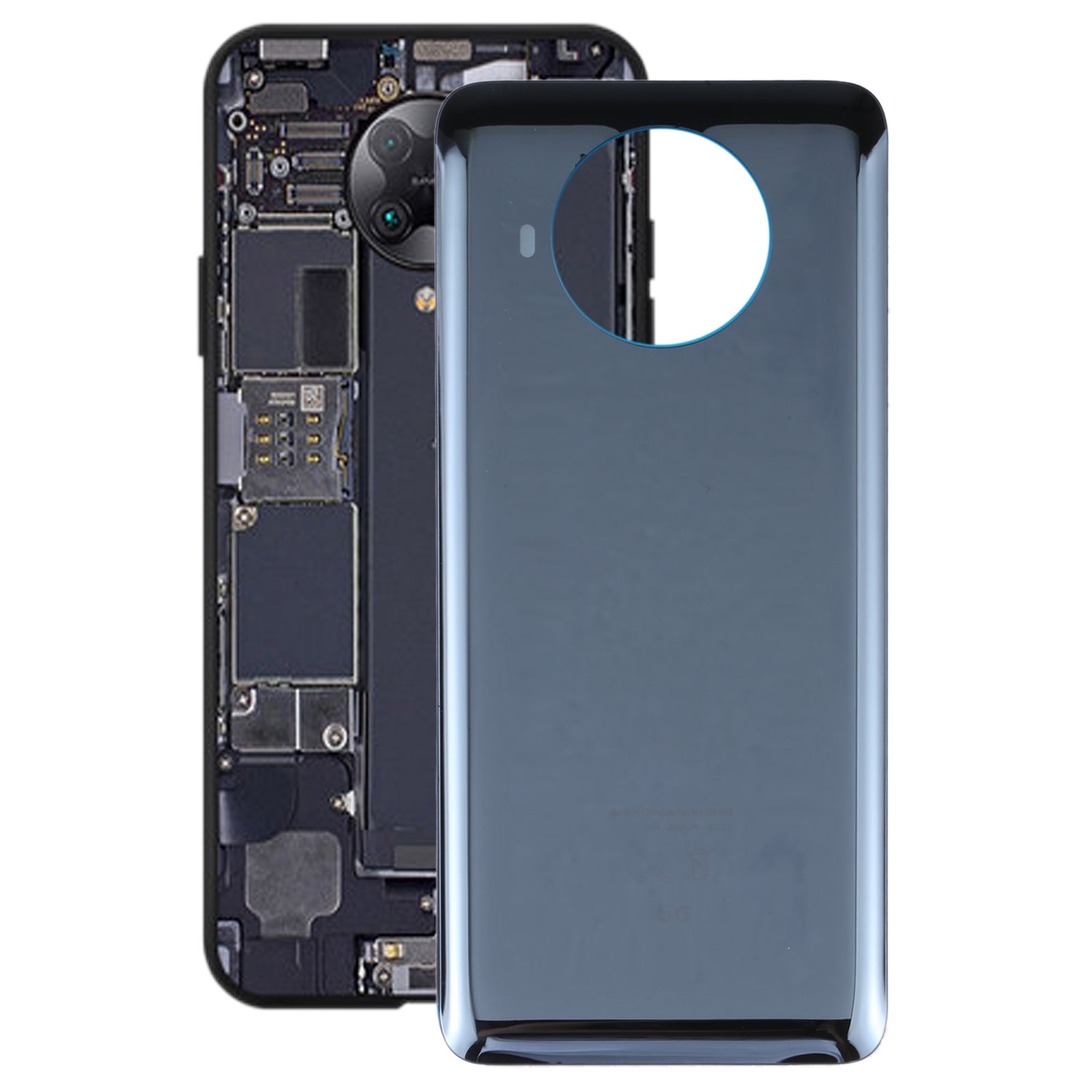 Tapa Bateria Back Cover Xiaomi Redmi Note 9 Pro 5G / Mi 10T Lite 5G Negro