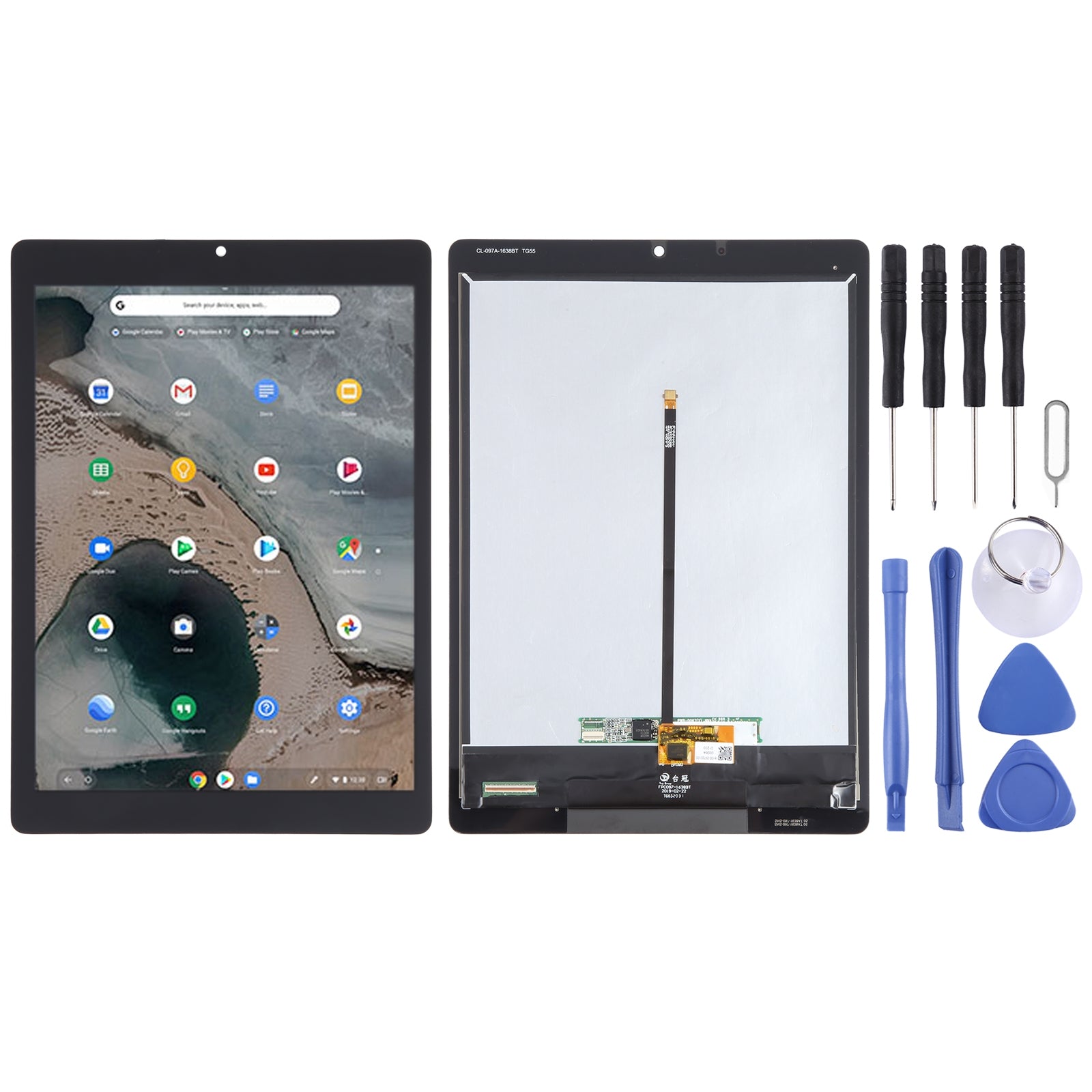 Full Screen + Touch Digitizer Asus Chromebook Tablet CT100 CT100P CT100PA