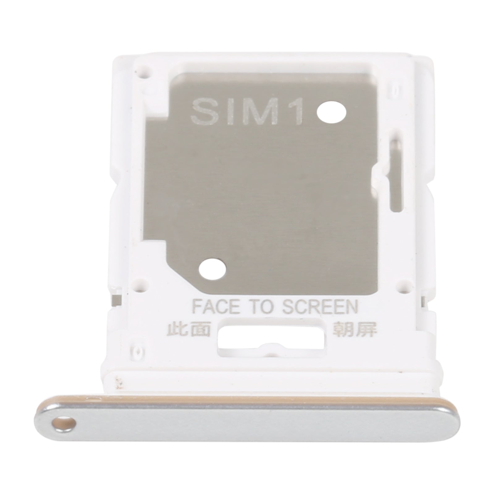 SIM Holder Tray Micro SIM / Micro SD Xiaomi Redmi Note 11 Pro 4G / Note 11 Pro 5G / Note 11E Pro / Note 11 Pro+ 5G India / Poco X4 Pro 5G White