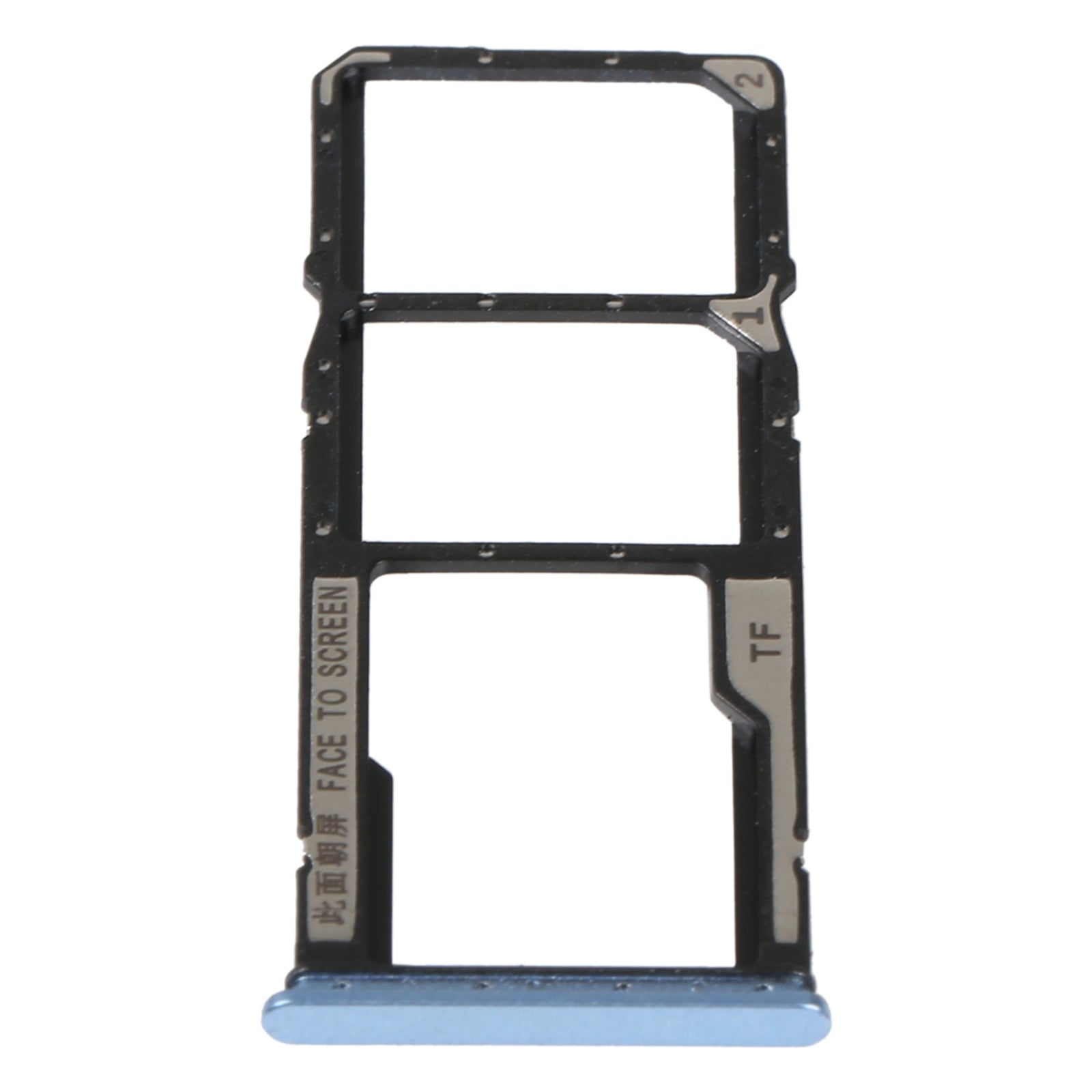 SIM Holder Tray Micro SIM / Micro SD Xiaomi Redmi Note 11E Blue