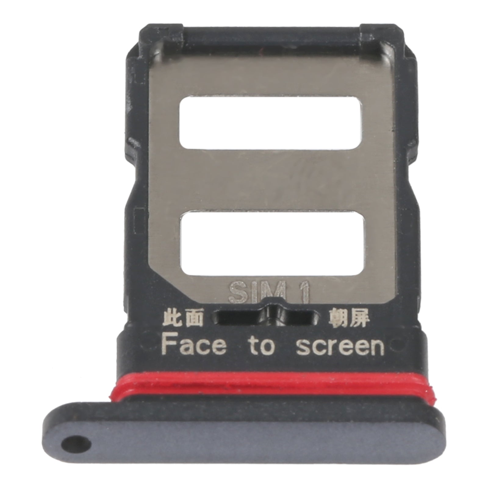 DUAL SIM SIM Holder Tray Xiaomi Redmi K50 / K50 Pro Black