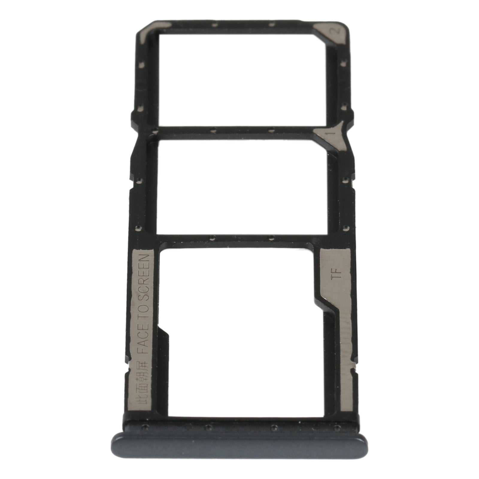 SIM Holder Tray Micro SIM / Micro SD Xiaomi Redmi 10 5G Black