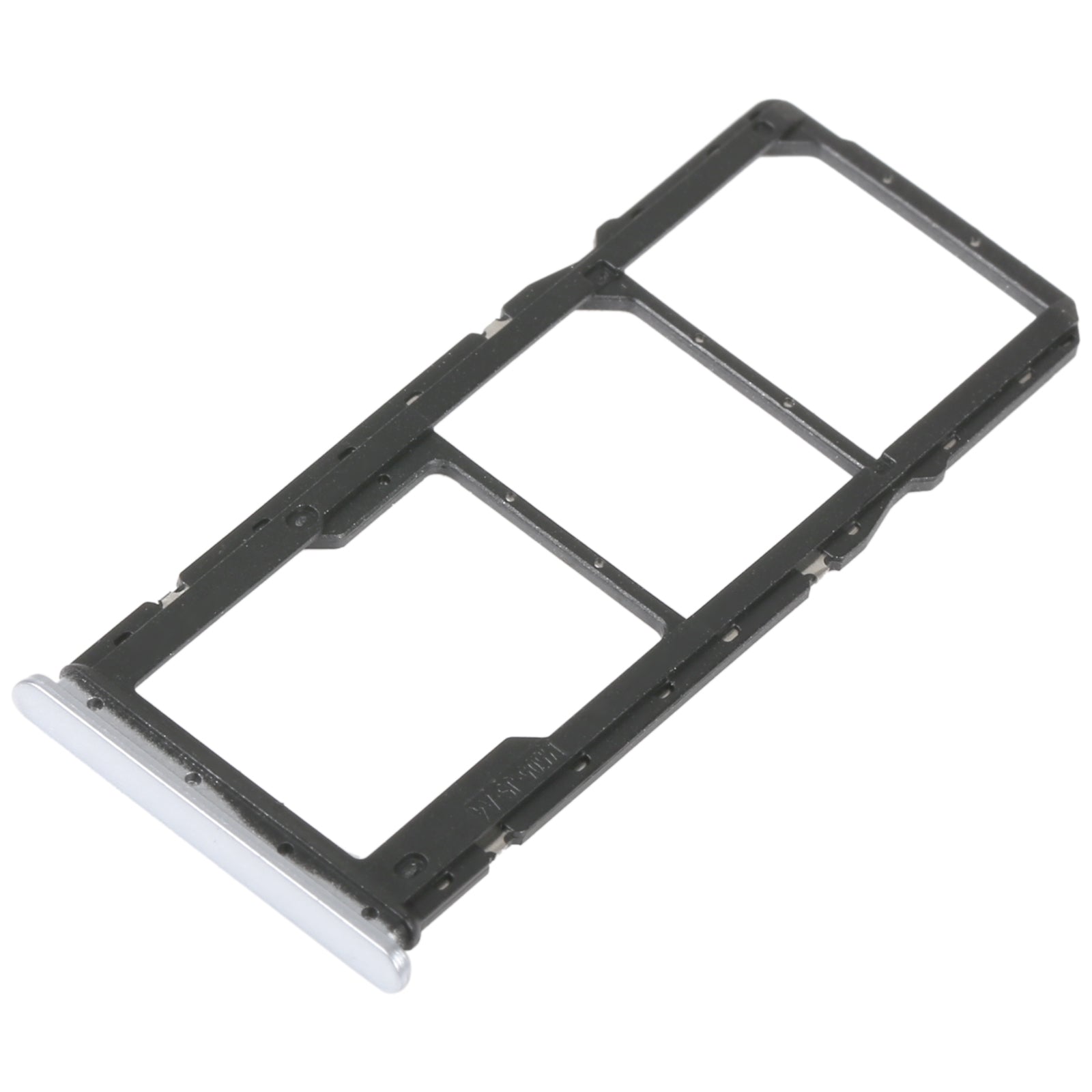 SIM Holder Tray Micro SIM / Micro SD Xiaomi Redmi 10A Silver