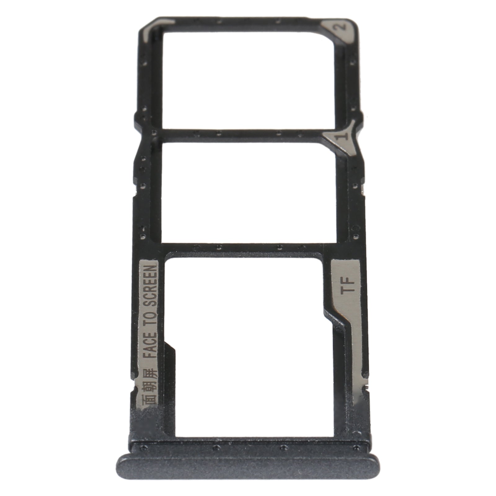 SIM Holder Tray Micro SIM / Micro SD Xiaomi Redmi 10 Power Black