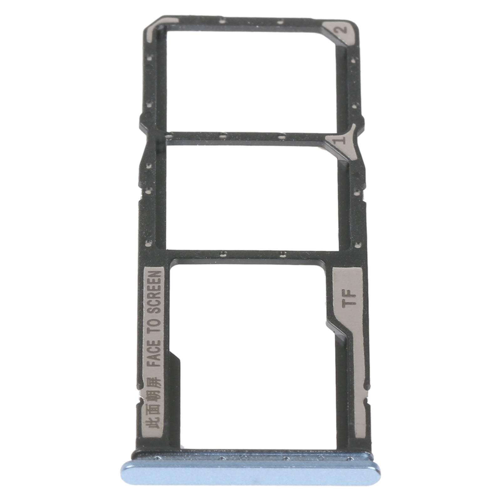 Bandeja Porta SIM Micro SIM / Micro SD Xiaomi Poco M4 5G / Poco M4 5G India / Redmi Note 11R Azul