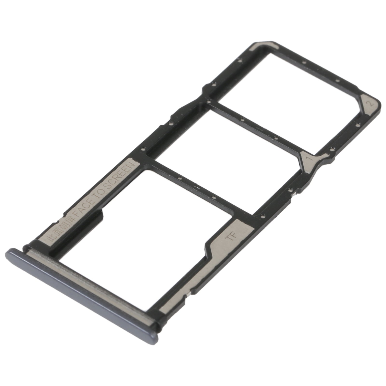 SIM Holder Tray Micro SIM / Micro SD Xiaomi Poco C40 Black