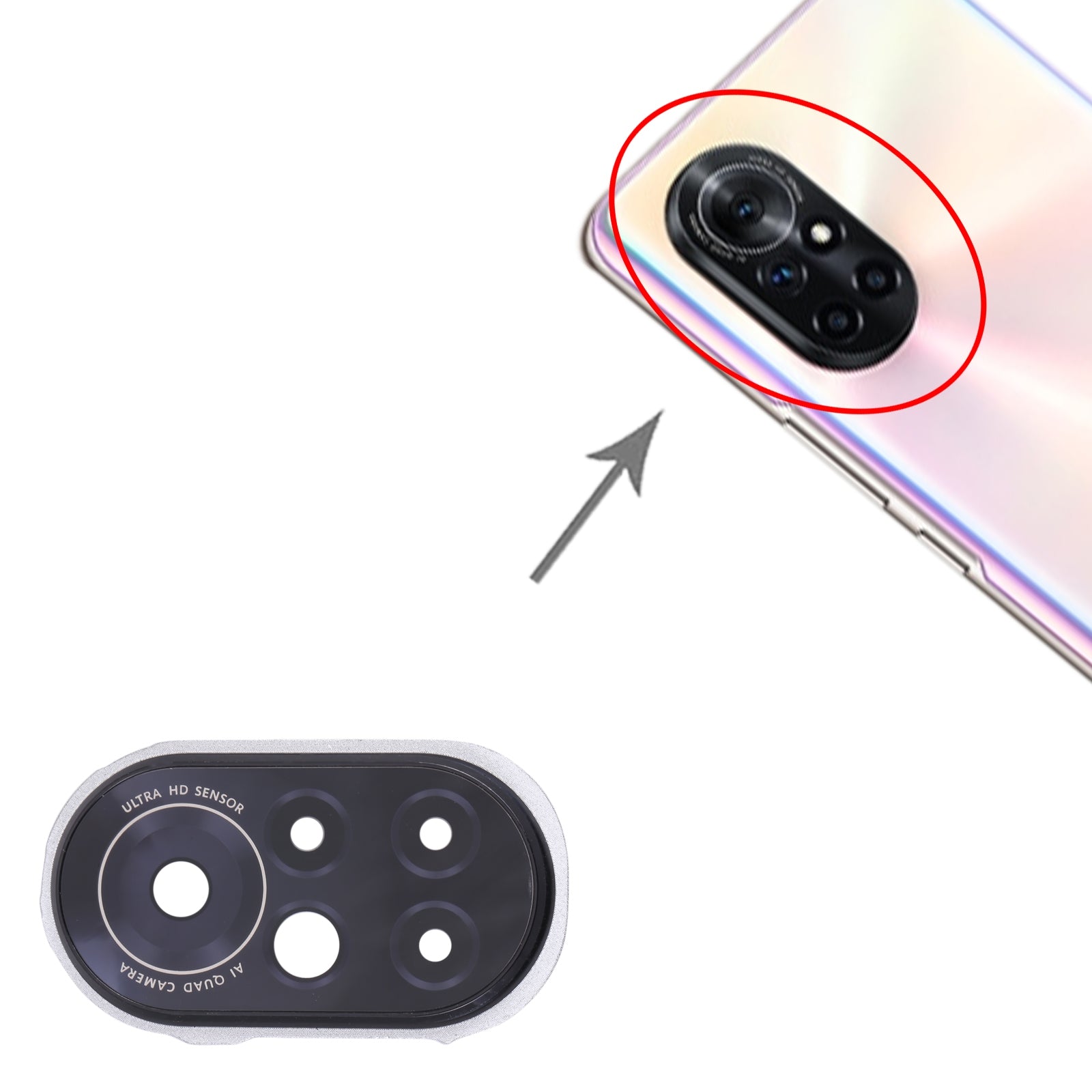 Rear Camera Lens Cover Huawei Nova 8