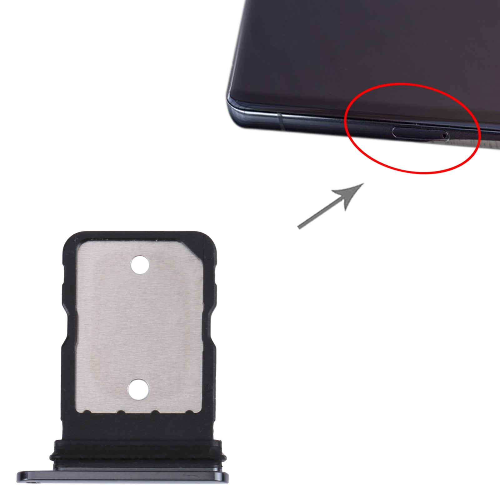 Micro SIM SIM Holder Tray Google Pixel 7 Pro Black