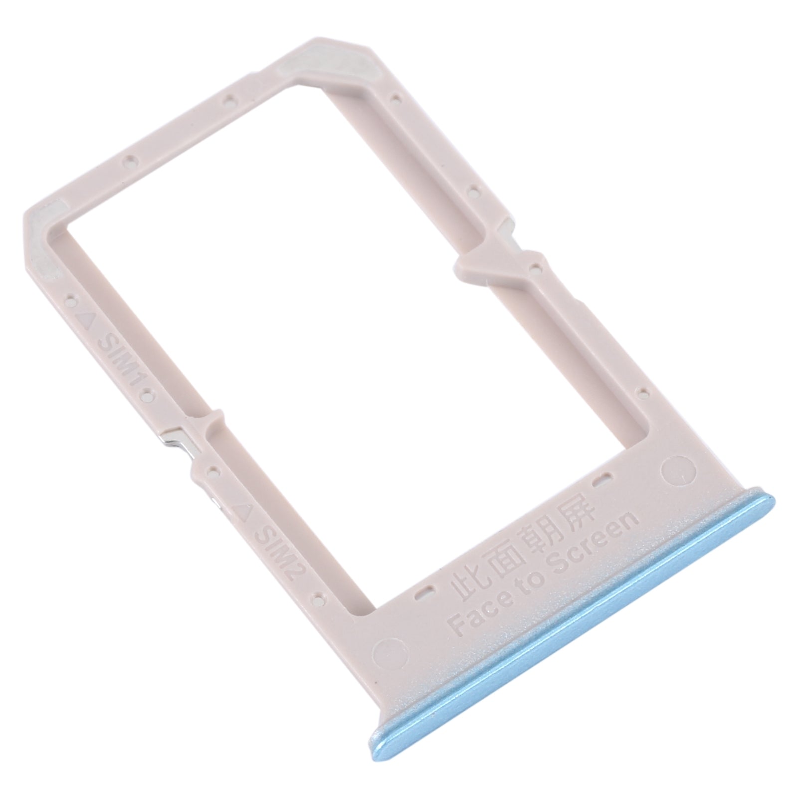 DUAL SIM SIM Holder Tray Oppo A72 4G / A92 4G Blue
