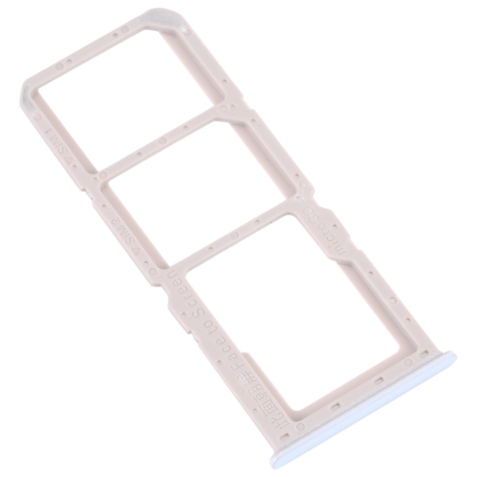SIM / Micro SD Holder Tray Oppo A52 4G White