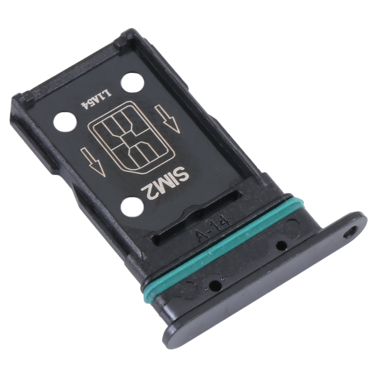 SIM Holder Tray DUAL SIM Oppo Reno4 Pro 5G Black