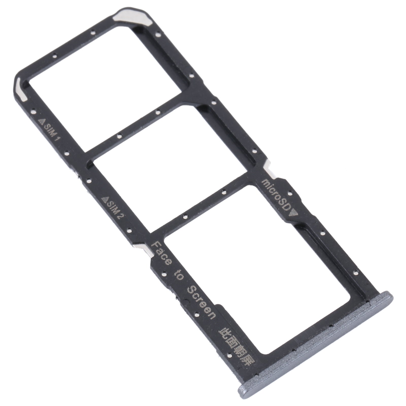SIM / Micro SD Holder Tray Oppo A73 4G / F17 / A93 4G / A73 5G Black