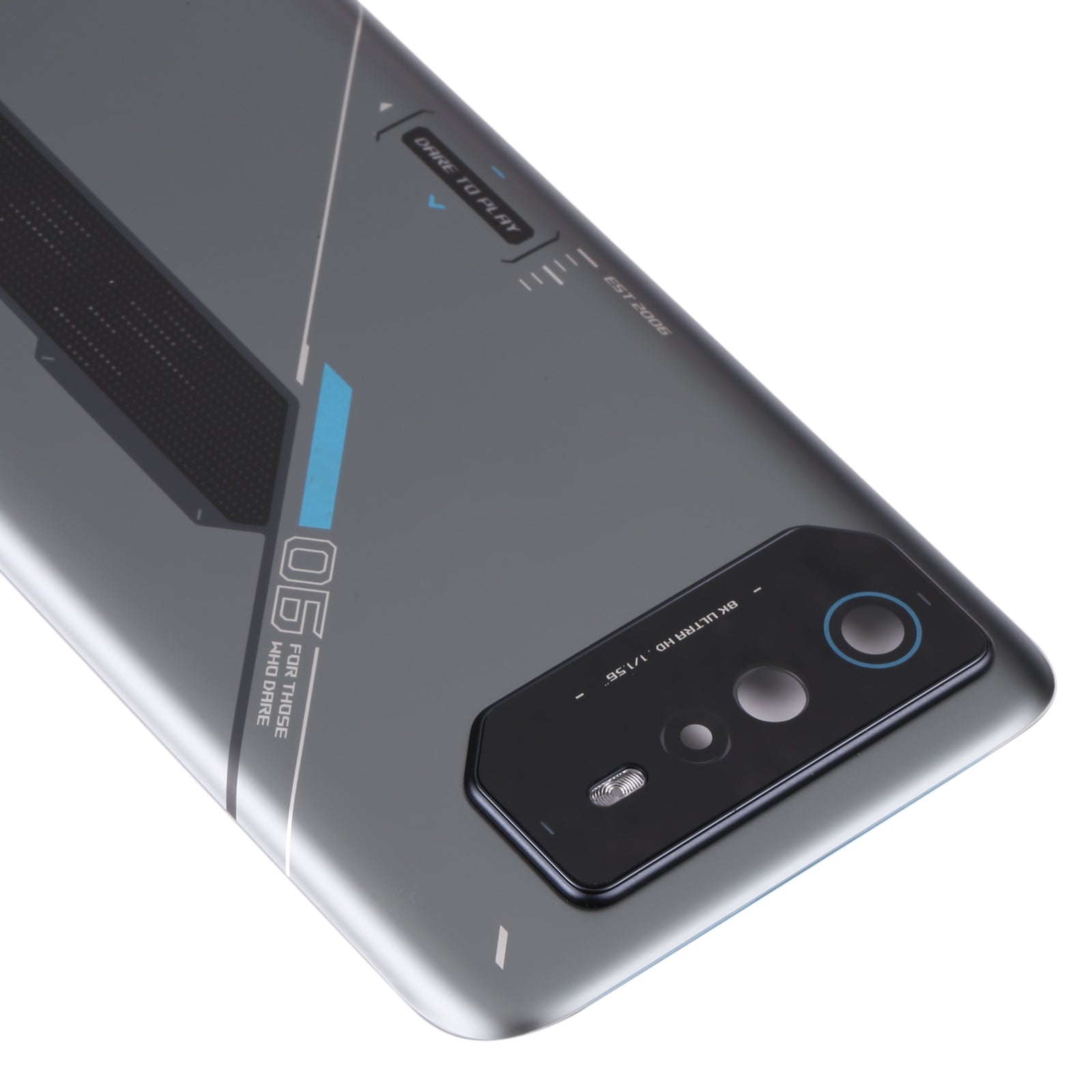 Cache Batterie Coque Arrière Asus Rog Phone 6 AI2201-C AI2201-F Gris