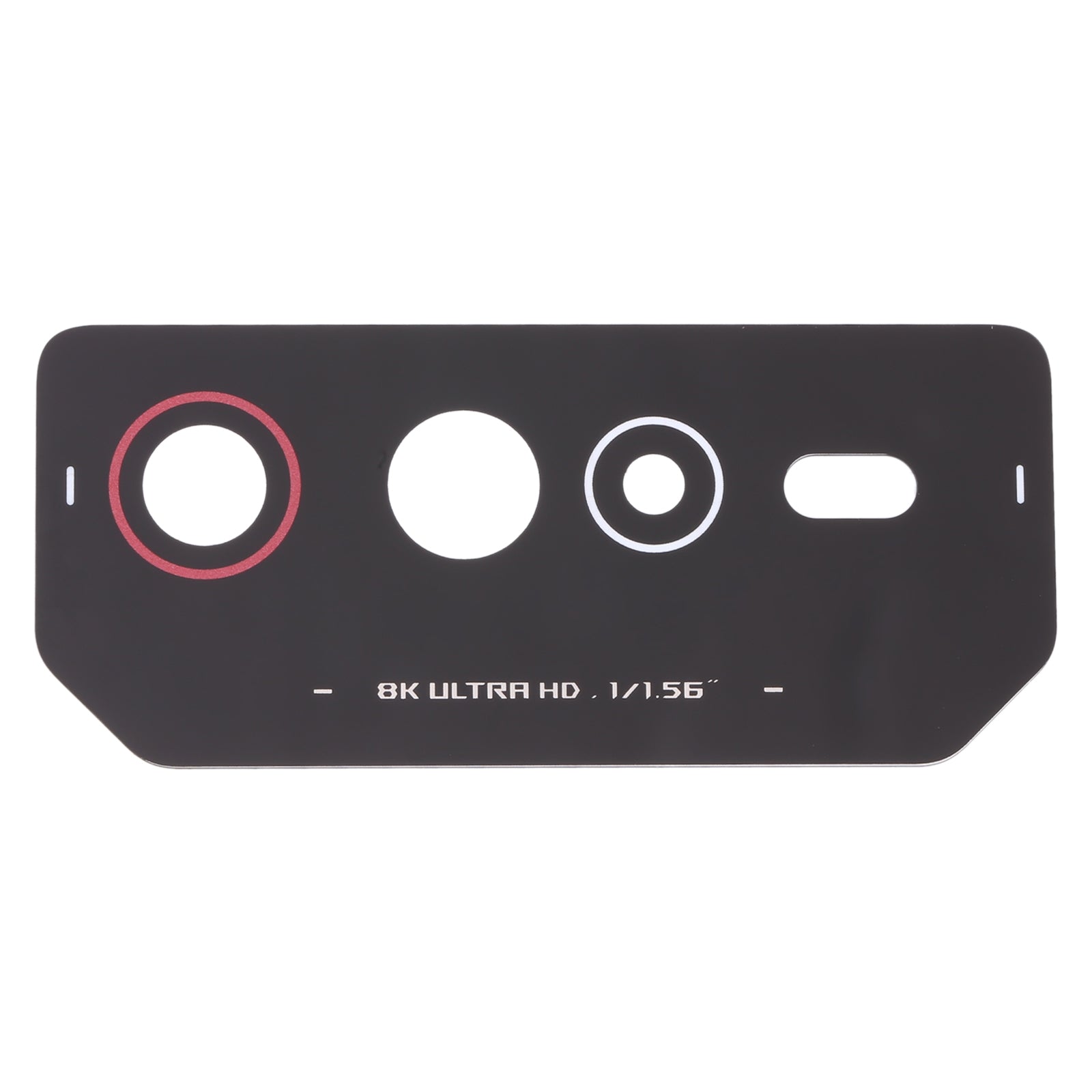 Cache Objectif Caméra Arrière Asus Rog Phone 6 AI2201-C AI2201-F Noir Rouge