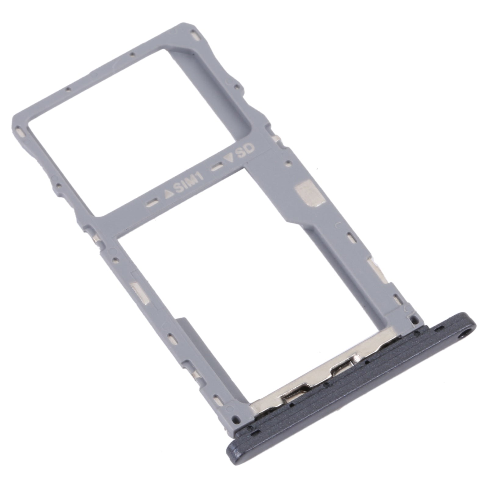 SIM / Micro SD Holder Tray for Alcatel 3L 2020 Gray
