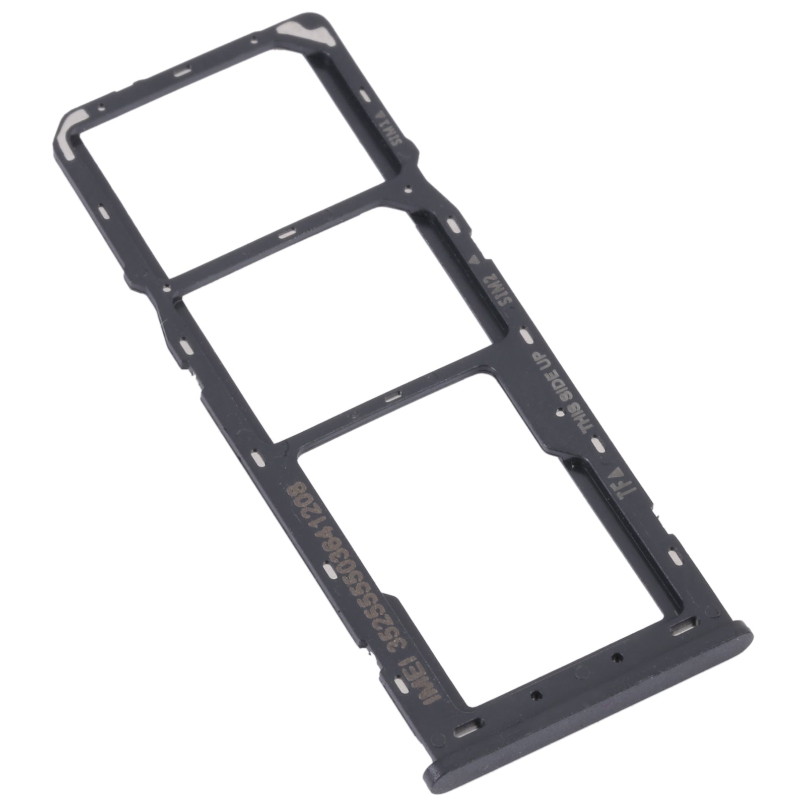 Dual SIM SIM Holder Tray for Alcatel 1V 2021 Black