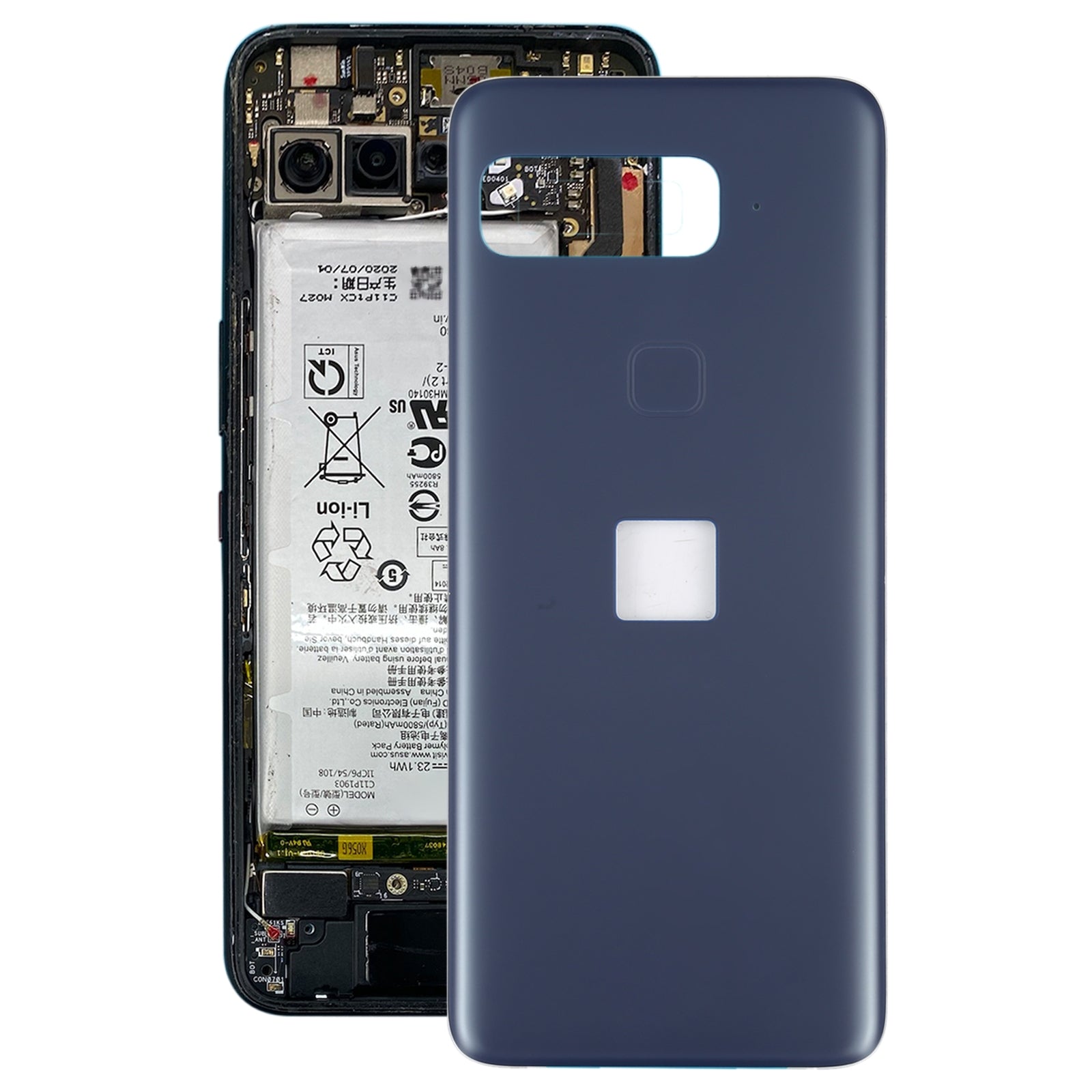 Battery Cover Back Cover Asus Snapdragon Insiders Dark Blue