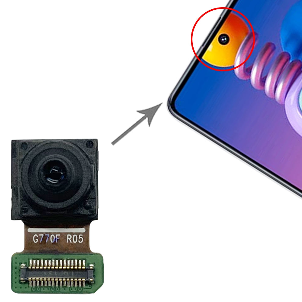 Caméra avant flexible Samsung Galaxy M51