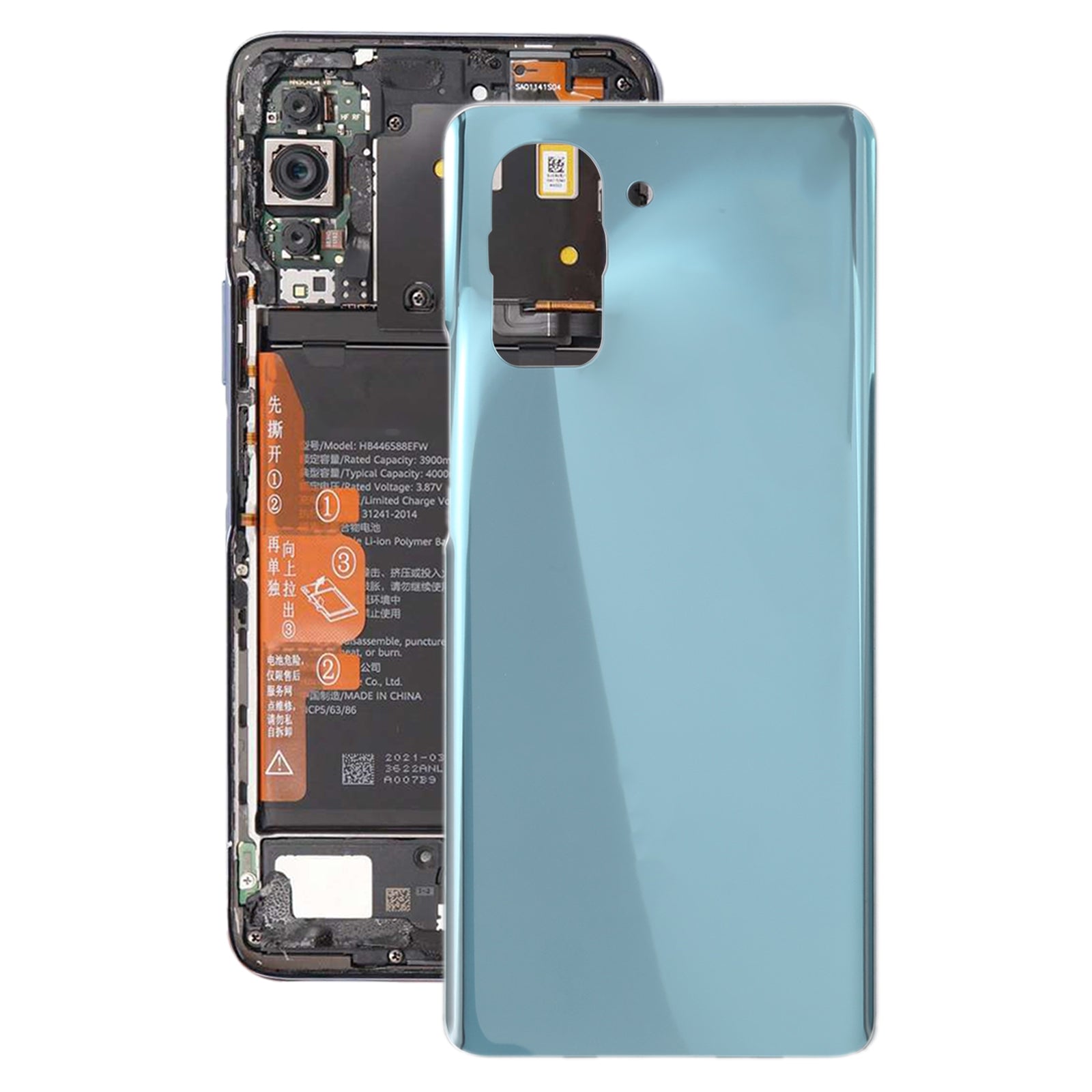 Cache Batterie Coque Arrière Huawei Nova 10 Vert