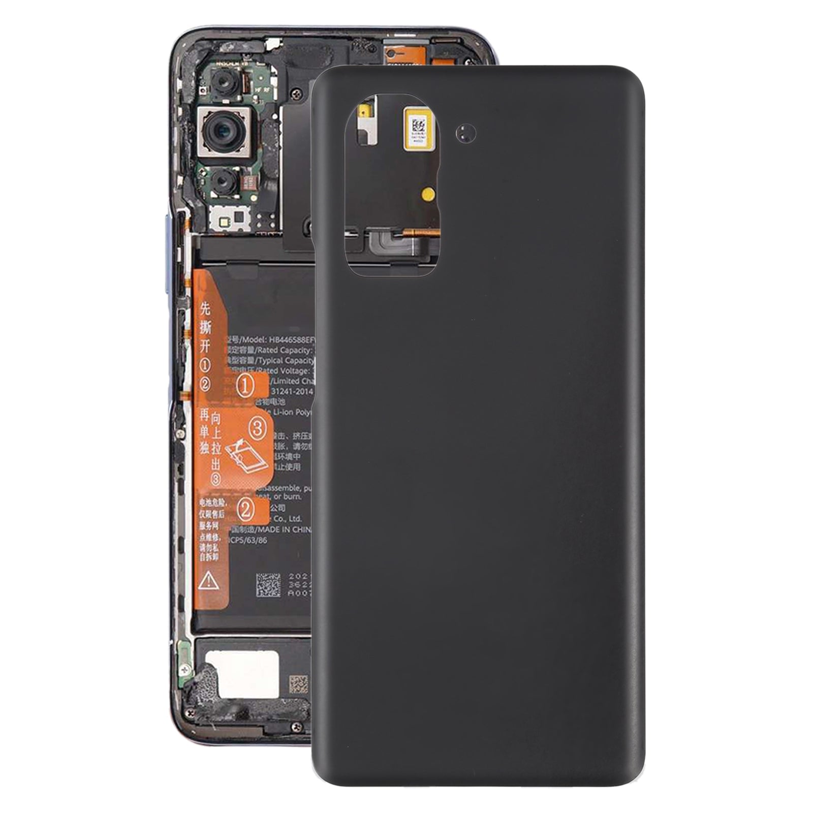 Cache Batterie Coque Arrière Huawei Nova 10 Pro Noir