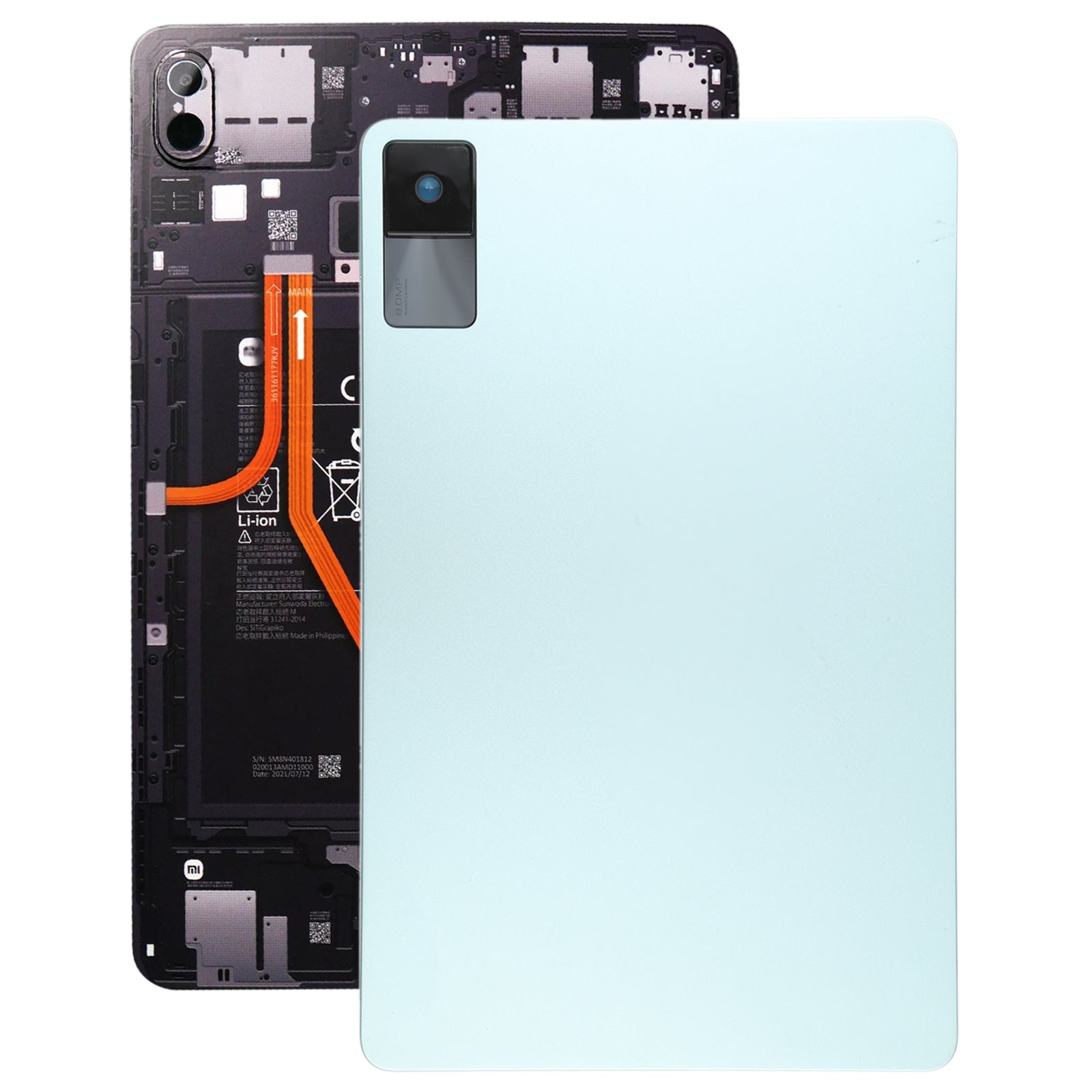 Battery Cover Back Cover Xiaomi Redmi Pad Green