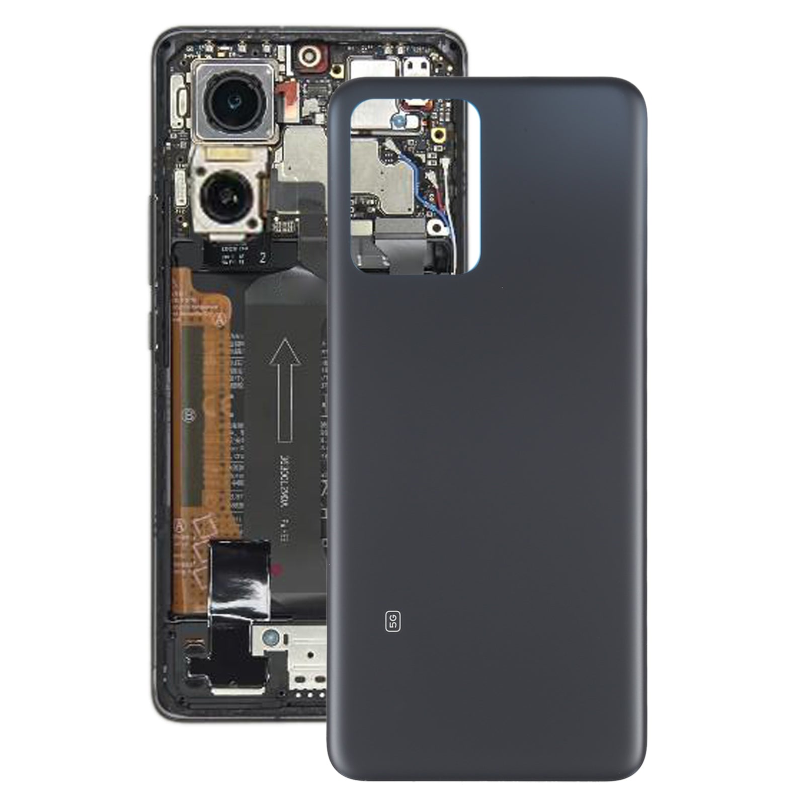 Battery Cover Back Cover Xiaomi Redmi Note 12 Black