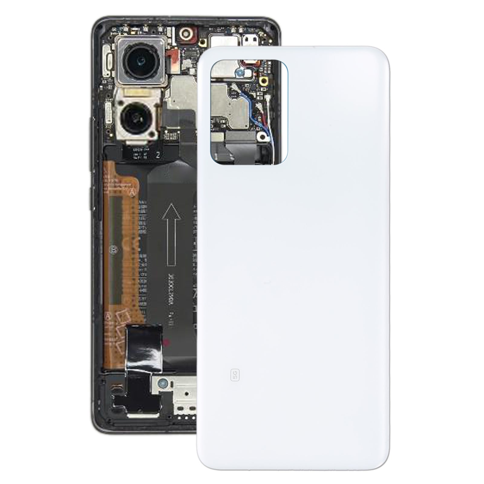 Tapa Bateria Back Cover Xiaomi Redmi Note 12 Blanco