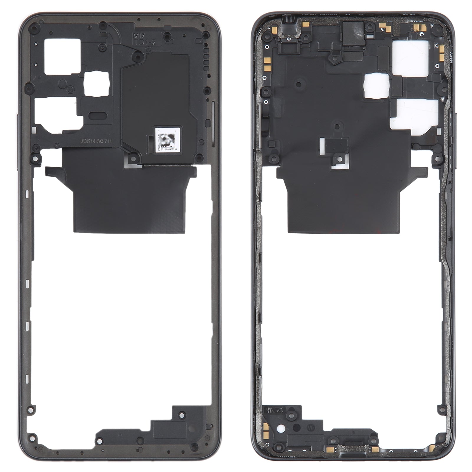 Châssis Arrière Logement Cadre Xiaomi Redmi Note 12 Noir