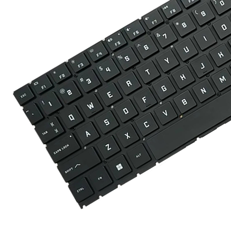Complete Keyboard HP Omen 15-EK 15-EK0019NR 15-EN 15-EN0013DX TPN-Q236 White