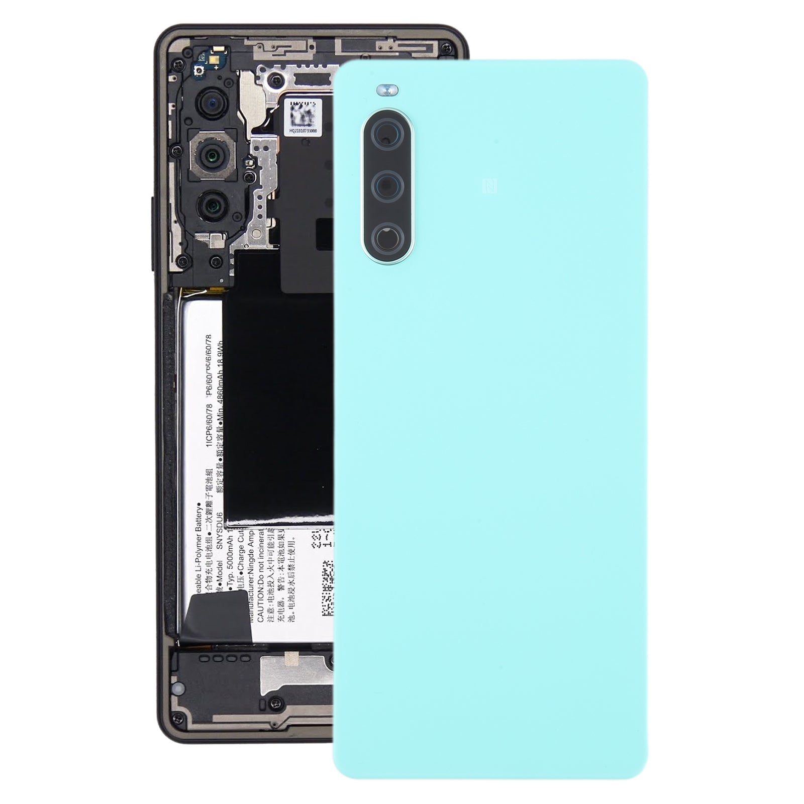 Battery Cover Back Cover Sony Xperia 10 IV Green