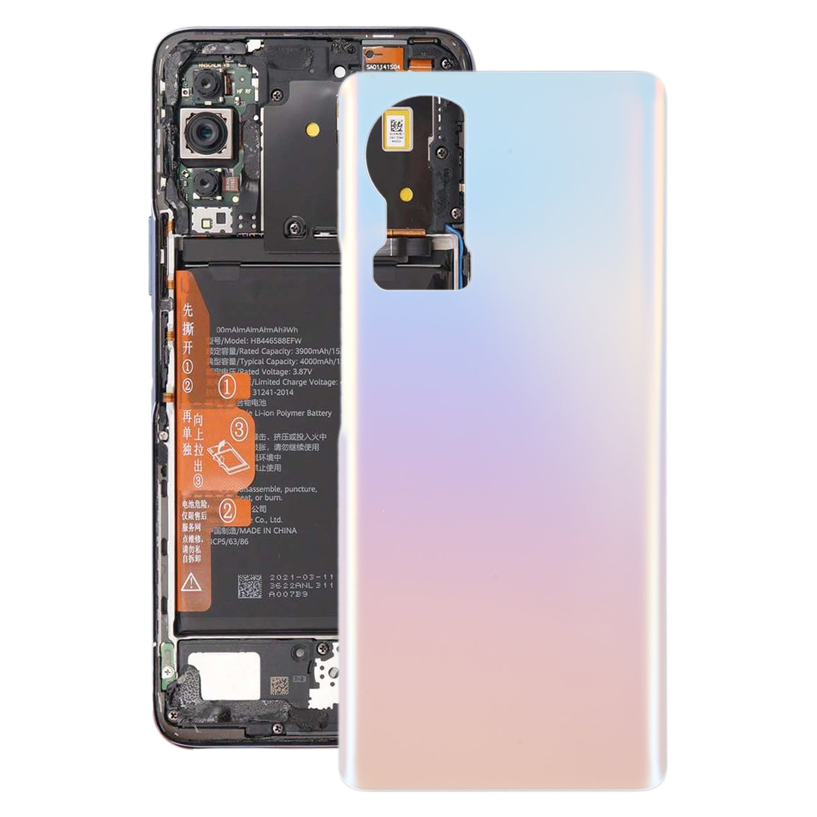 Battery Cover Back Cover Honor 80 Pink
