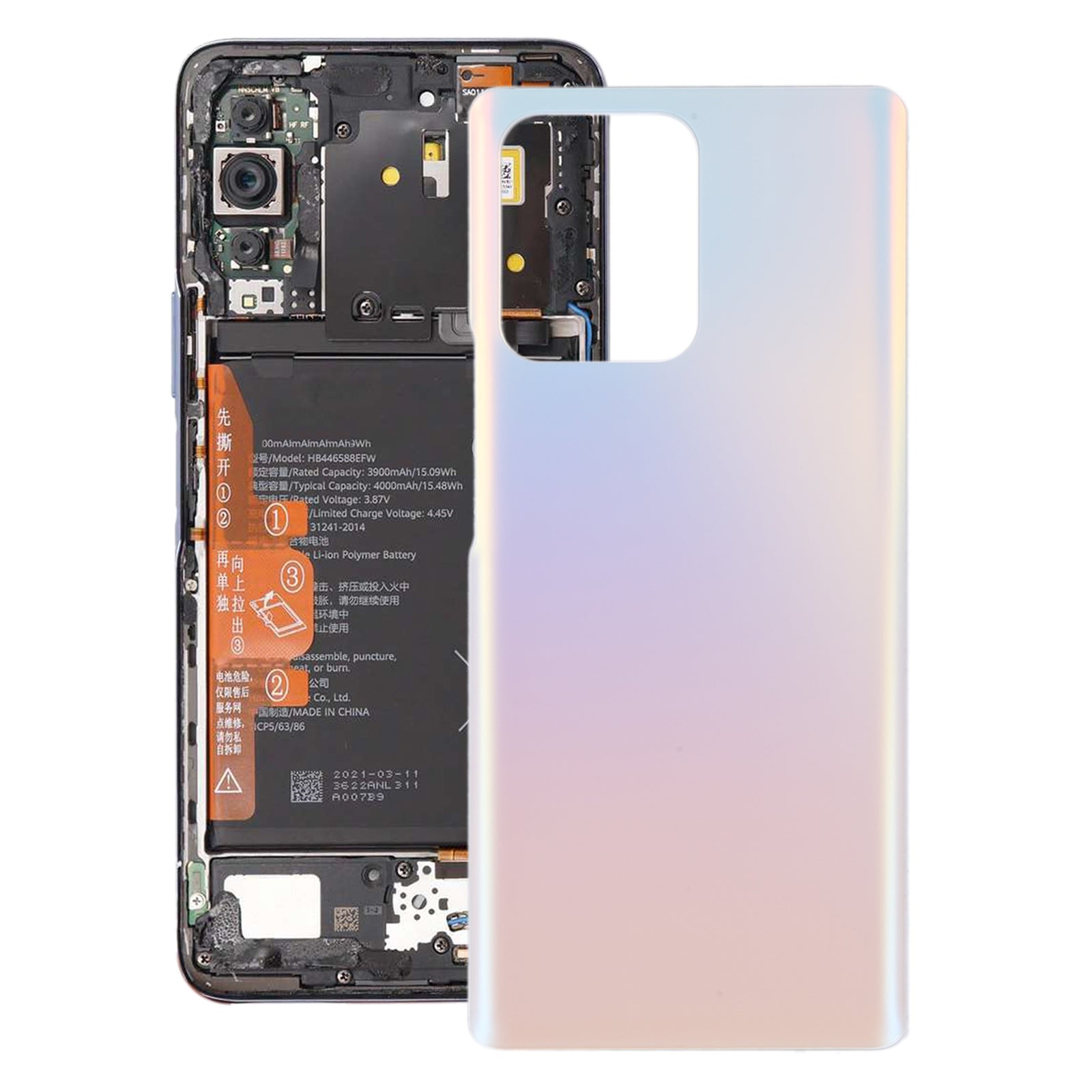 Battery Cover Back Cover Honor 80 SE Pink