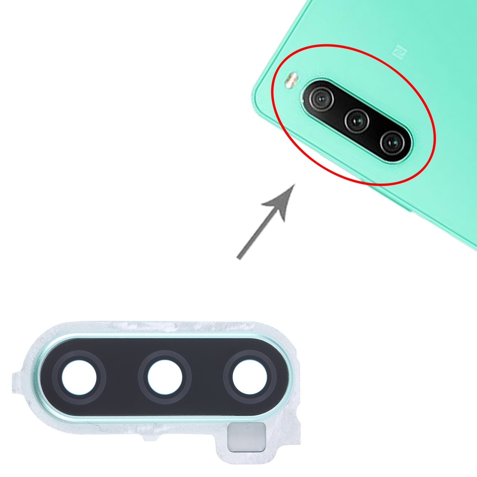Cache Objectif Caméra Arrière Sony Xperia 10 IV Vert