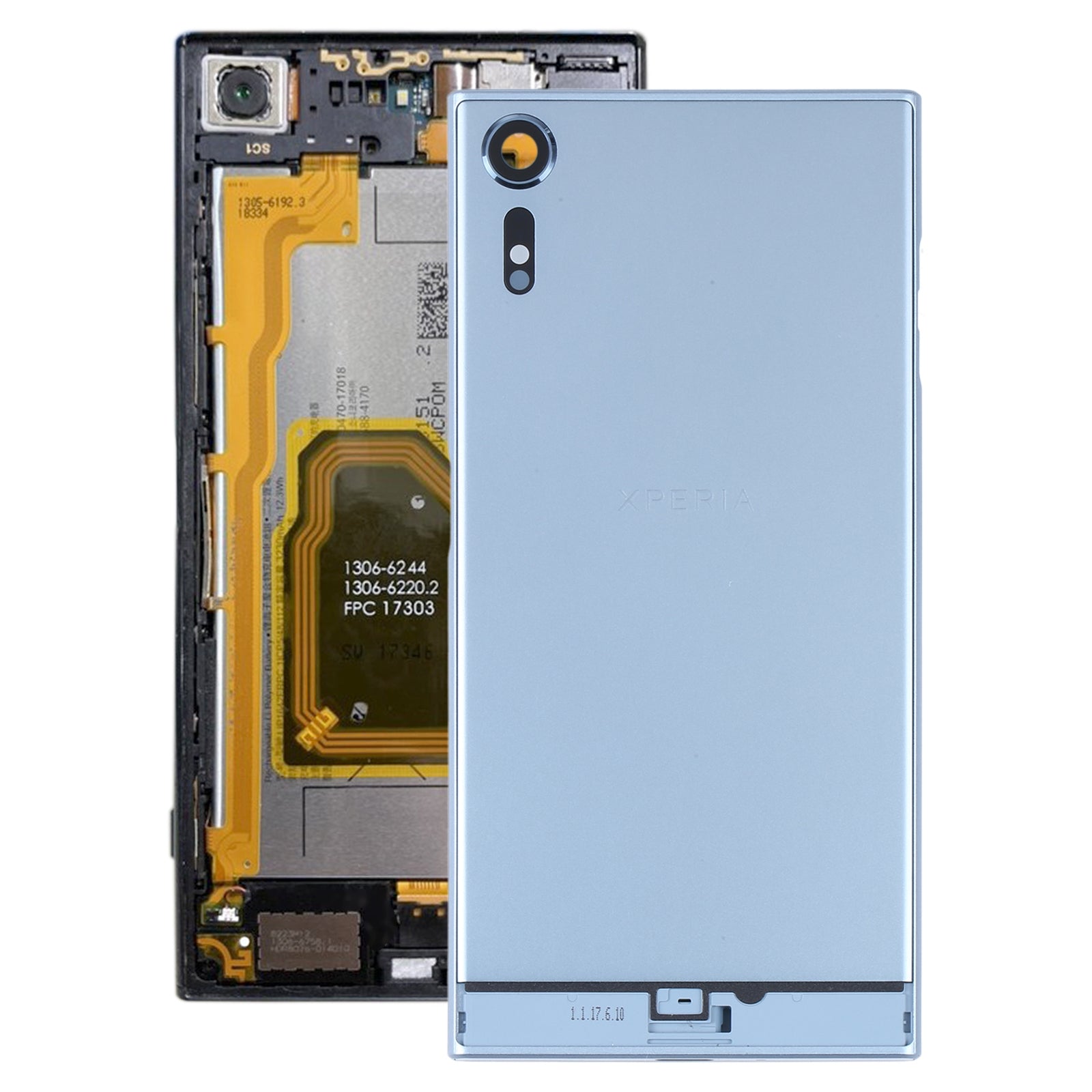 Battery Cover Back Cover Sony Xperia XZs Gray