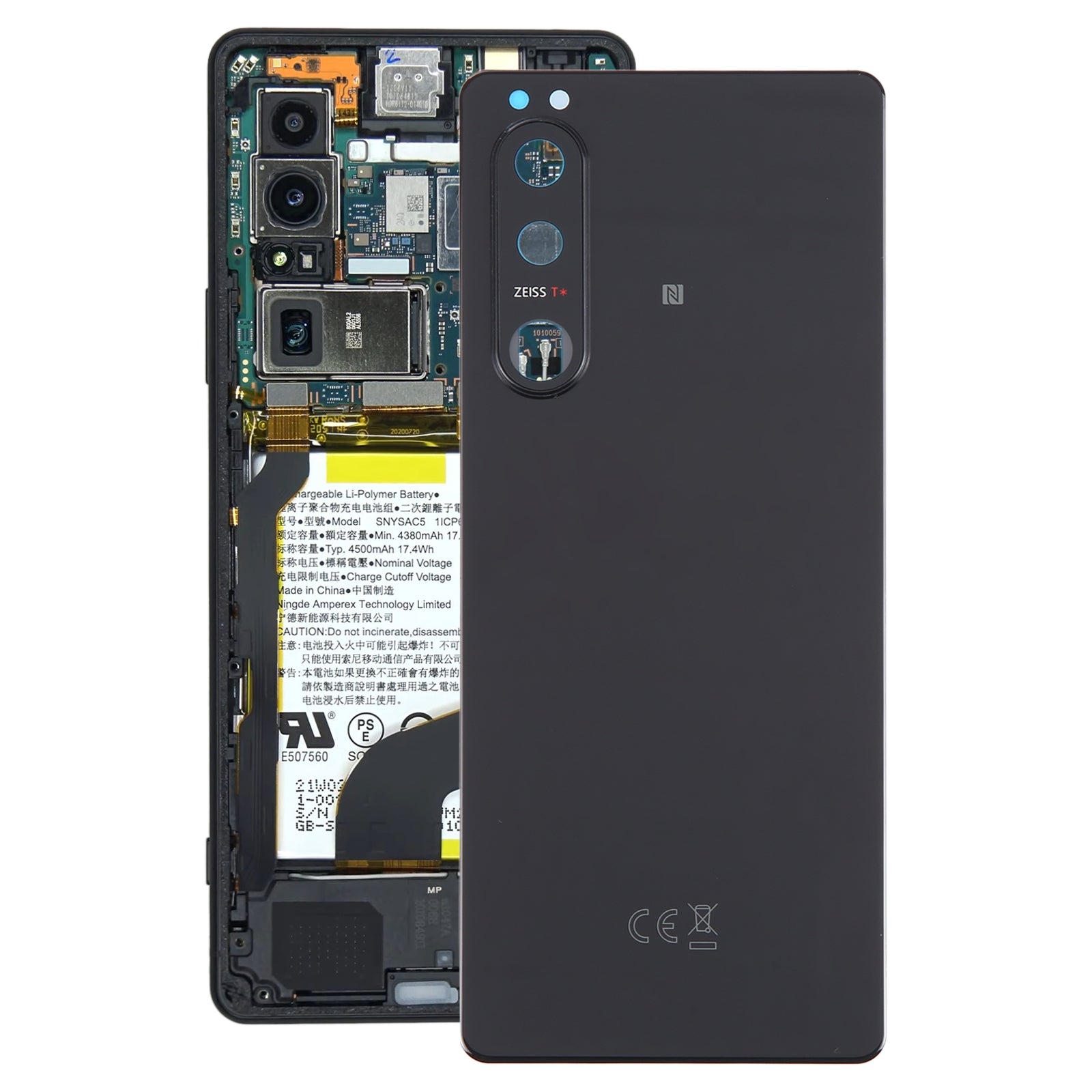 Battery Cover Back Cover Sony Xperia 5 III Black