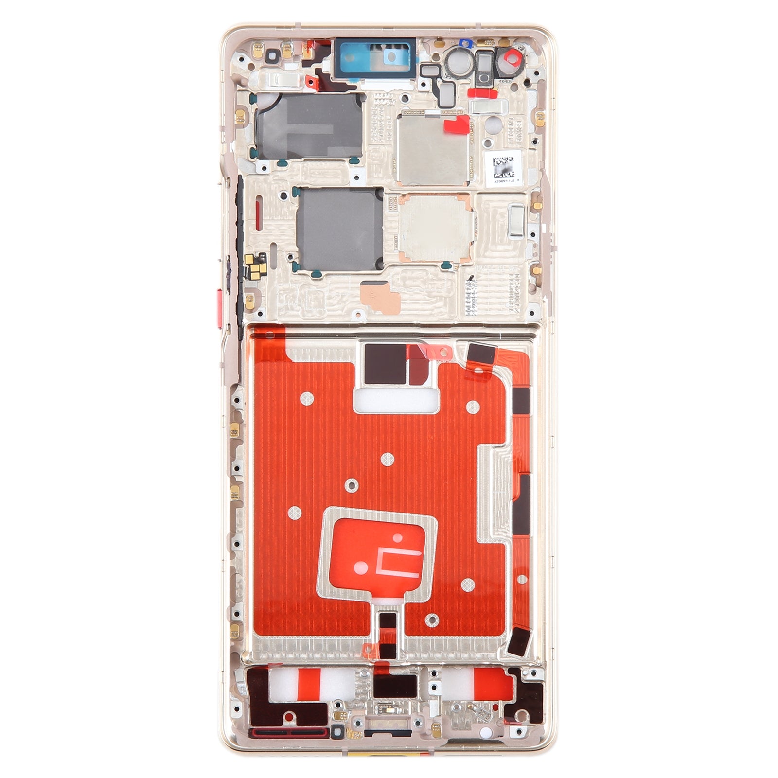 Huawei Mate 40 Pro LCD Middle Frame Chassis Gold