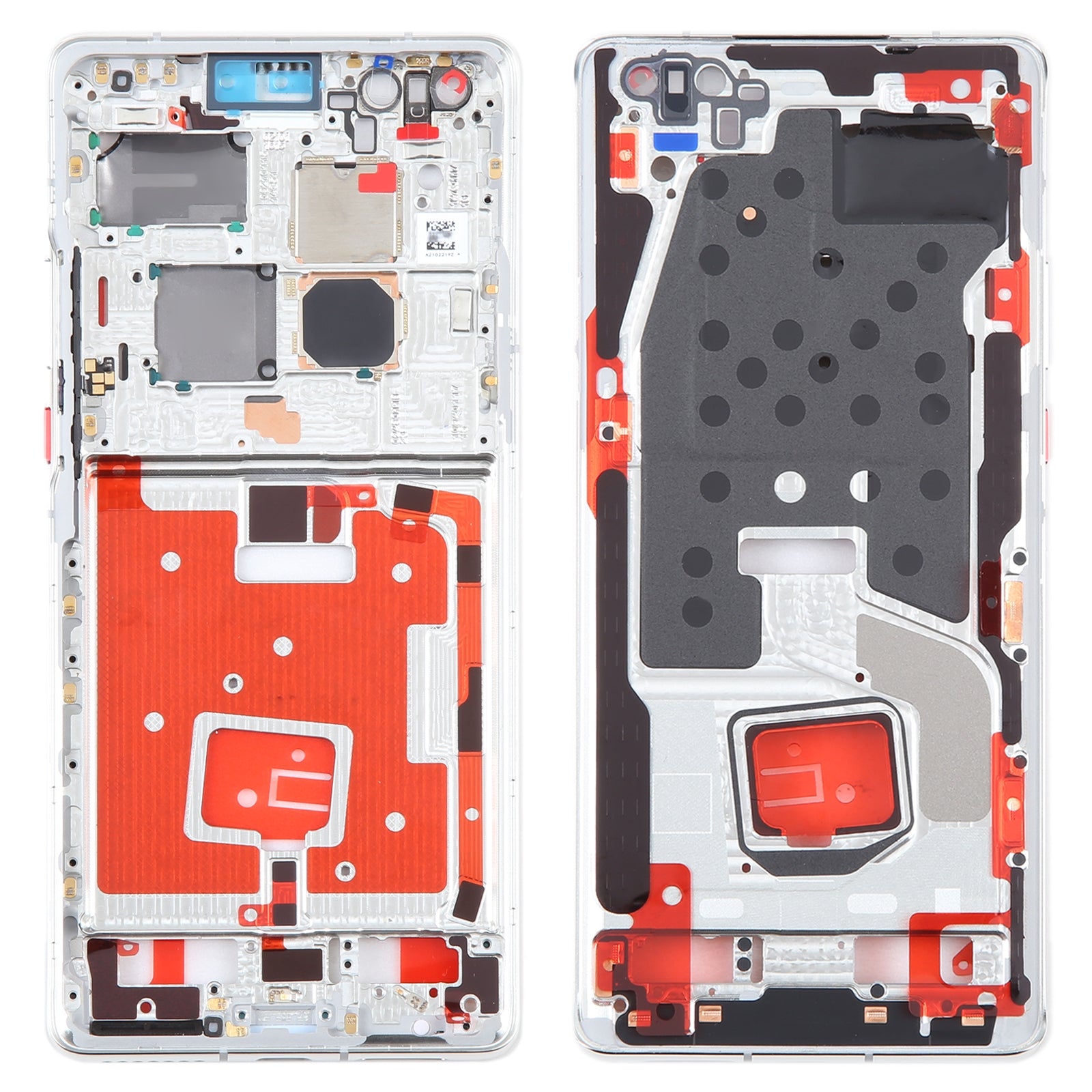 Huawei Mate 40 Pro LCD Intermediate Frame Chassis Silver