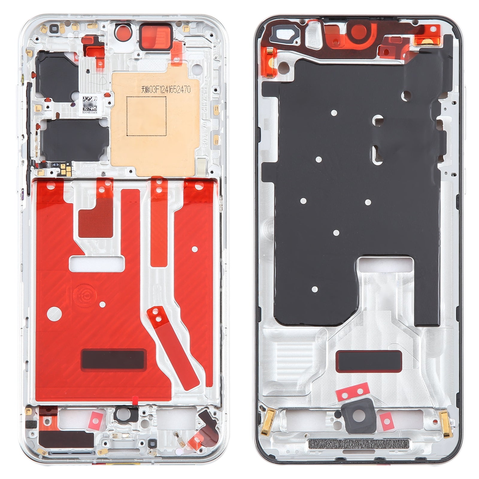 Huawei P50 LCD Middle Frame Chassis Silver