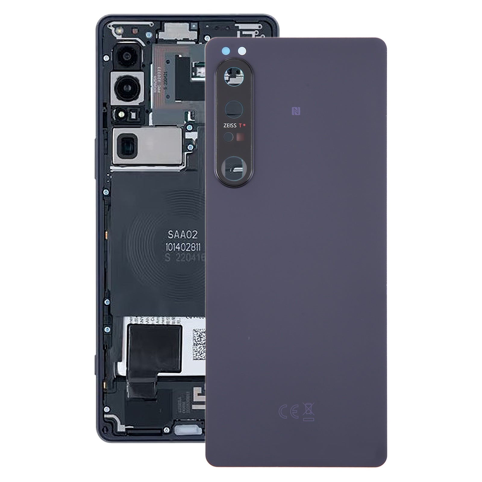 Battery Cover Back Cover Sony Xperia 1 IV Purple