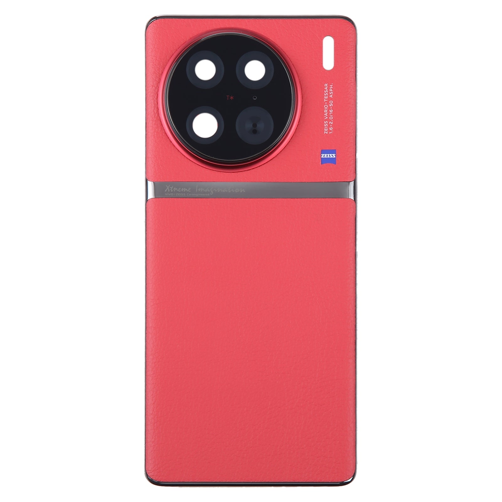 Cache Batterie Cache Arrière + Objectif Caméra Arrière Vivo X90 Pro Rouge