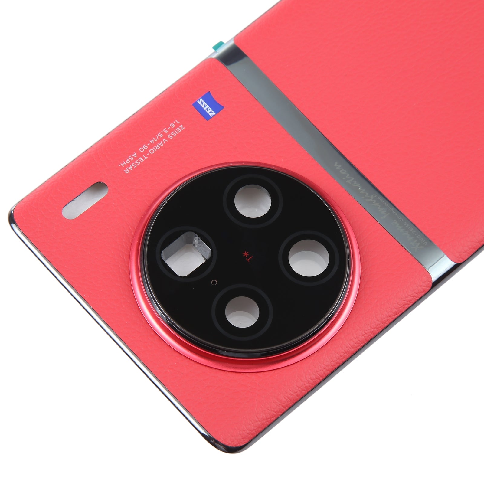 Cache Batterie Cache Arrière + Objectif Caméra Arrière Vivo X90 Pro + Rouge