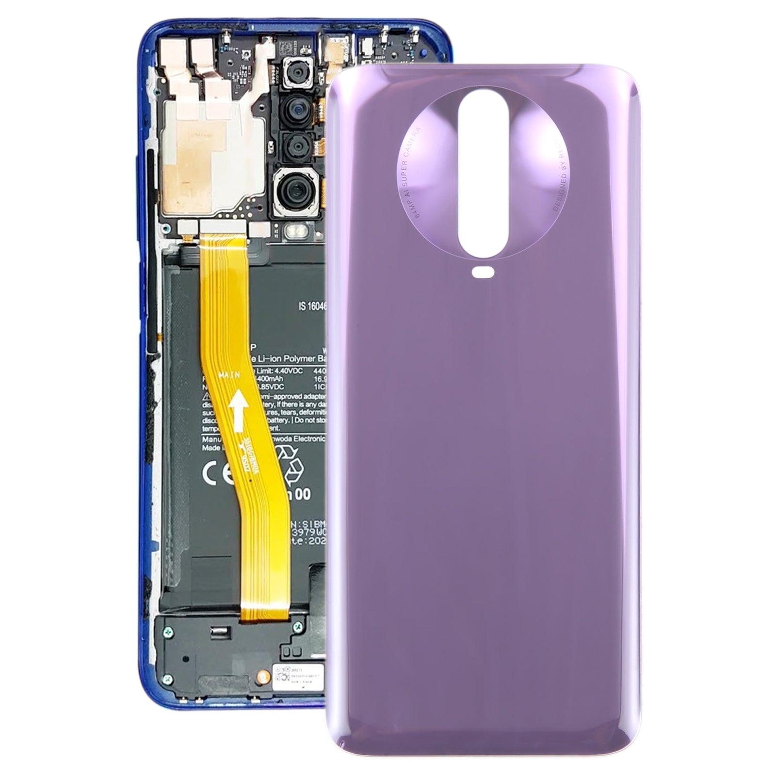 Battery Cover Back Cover Xiaomi Poco X2 Purple