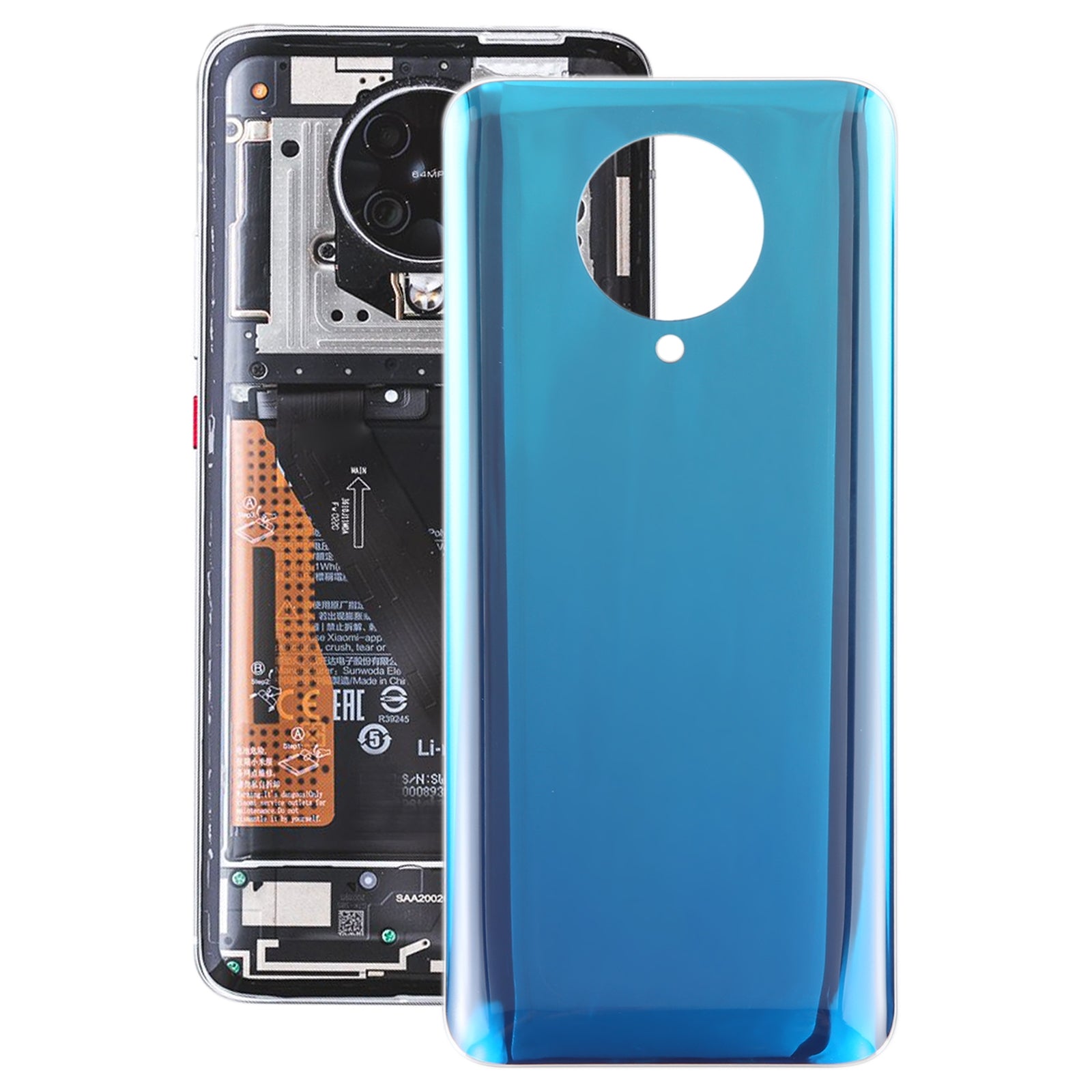 Tapa Bateria Back Cover Xiaomi Poco F2 Pro Azul