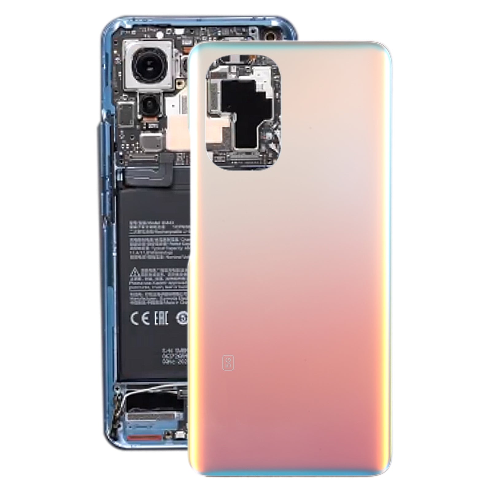 Cache Batterie Cache Arrière Xiaomi Mi 11i 5G Argent