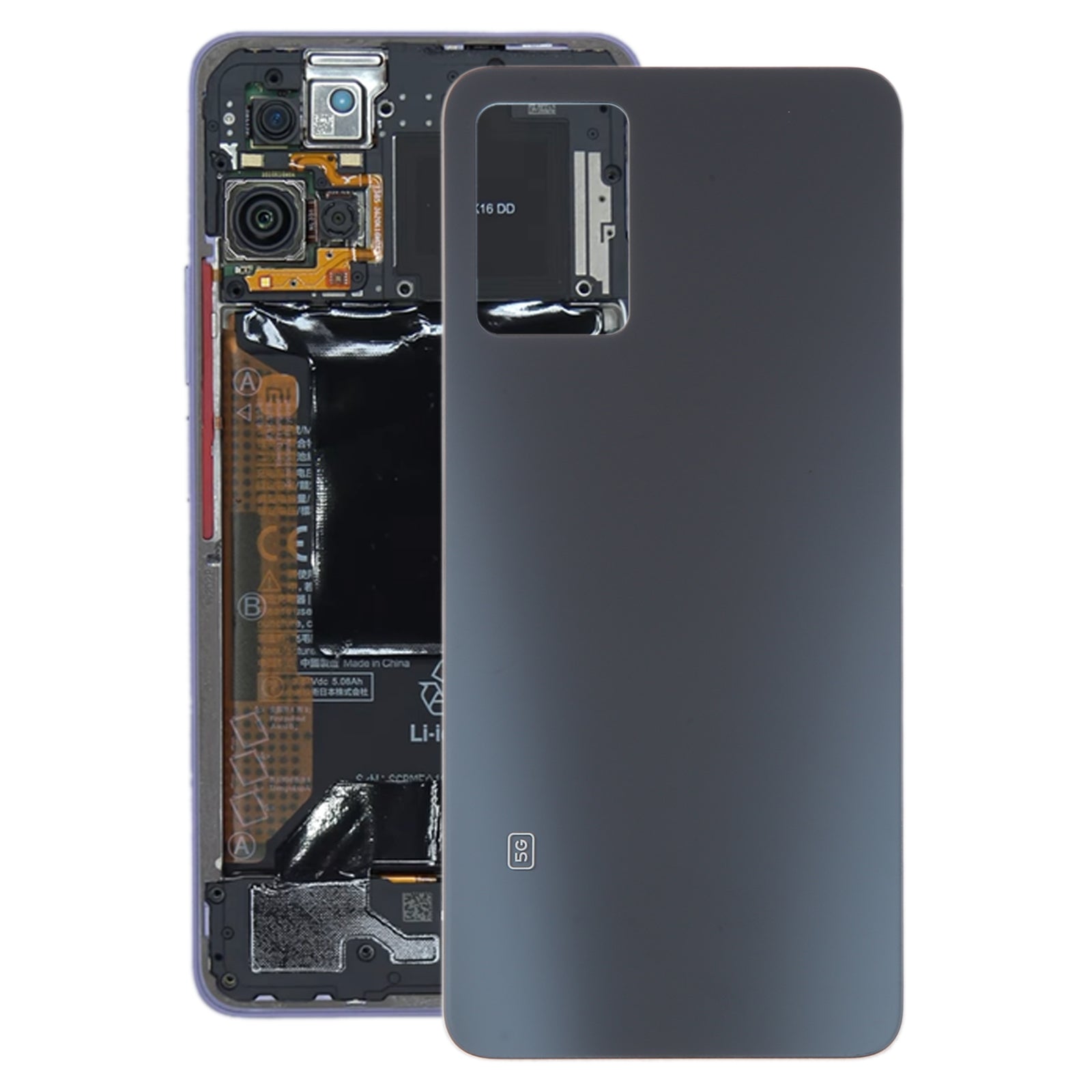 Cache batterie Cache arrière Xiaomi 11i Noir