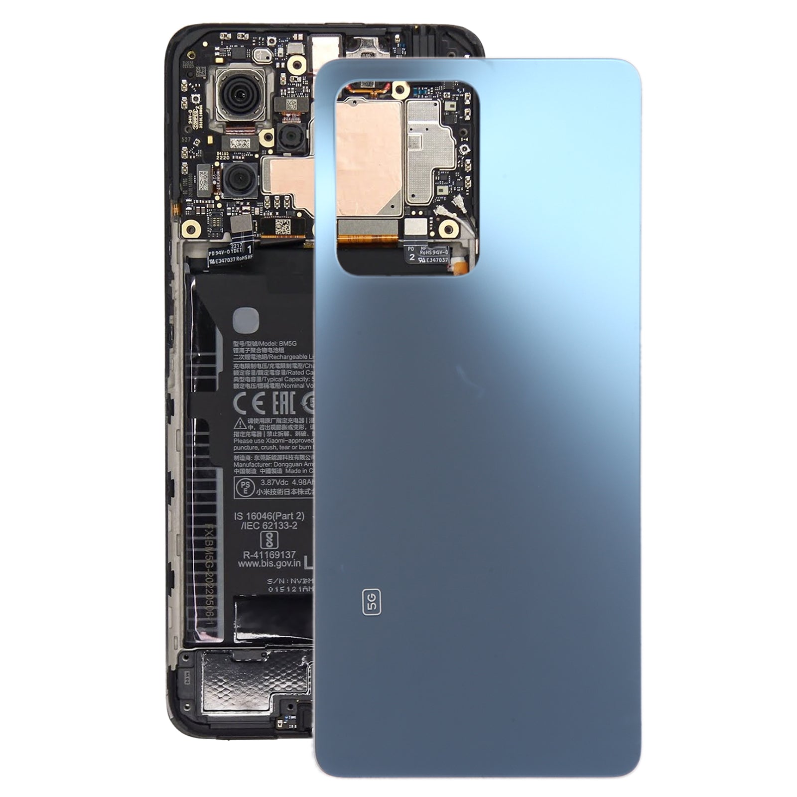 Cache Batterie Cache Arrière Xiaomi Redmi Note 12 Pro Bleu